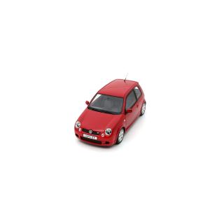 VOLKSWAGEN VW LUPO GTI TORNADO RED 2001 OttO mobile 1:18 Resinemodell (Türen, Motorhaube... nicht zu öffnen!)